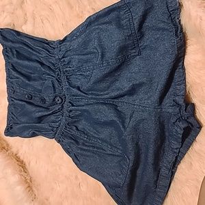 Denim romper